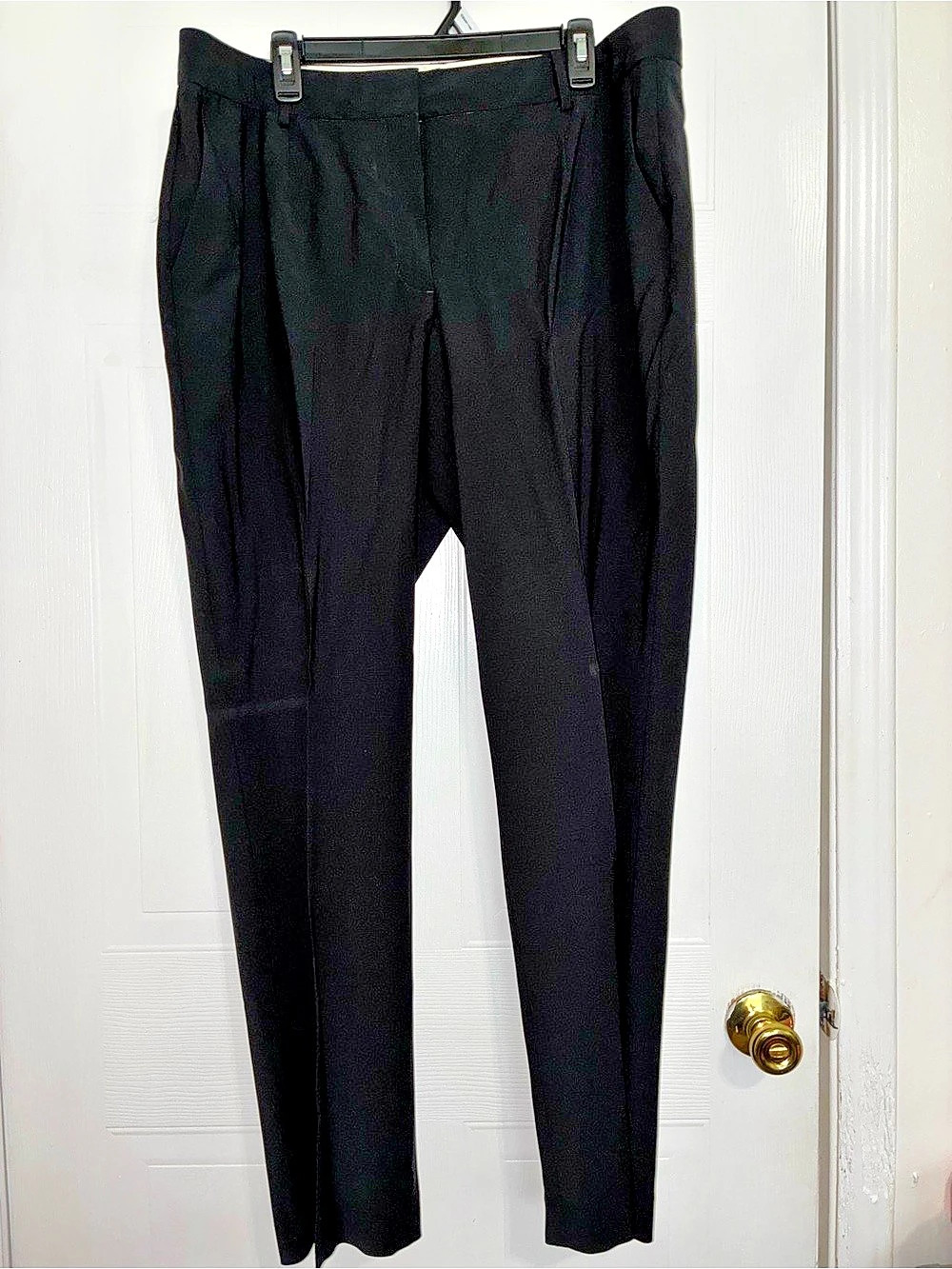 Talbots Heritage Black Trousers Size 16W NWT